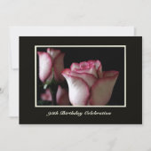 95e verjaardagsfeestje uitnodigings Rozen Kaart (Voorkant)