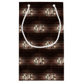 95e verjaardagsmarque licht op baksteen klein cadeauzakje (Achterkant)