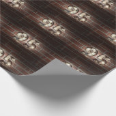 95e verjaardagsmarquee licht op baksteen cadeaupapier (Hoek)