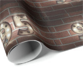 95e verjaardagsmarquee licht op baksteen cadeaupapier (Rol Hoek)