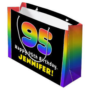 95ste verjaardag: Kleurrijke Regenboog # 95, Aange Groot Cadeauzakje