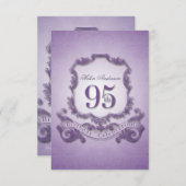 95ste verjaardag Lijst -2- Kaart (Voorkant / Achterkant)