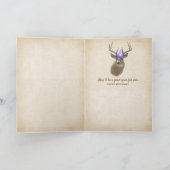 95ste verjaardagsbok in bossen kaart (Binnen)