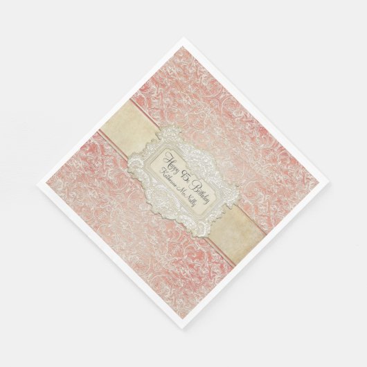 95ste verjaardagsfeestje Frans kantregentschap Servet (Hoek)