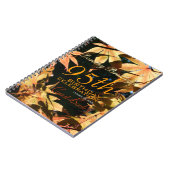 95th Birthday Celebration Autumn Custom Guest Book Notitieboek (Linkerzijde)