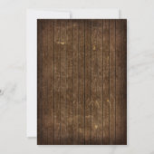 95th Birthday  Chalkboard & Wood Kaart (Achterkant)
