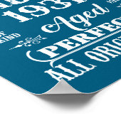 95th Birthday Gift Legend Born In January 1931 95  Poster (Hoek)