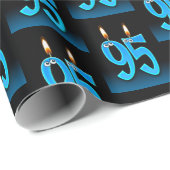 95th Birthday Kandles met Eyeballen Cadeaupapier (Rol Hoek)