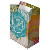 95th Birthday Quilt Pattern met Needle Medium Cadeauzakje (Achterkant Gekanteld)