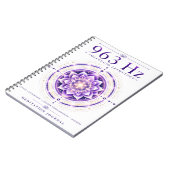 963 Hz Solfeggio Frequentie Notitieboek – Goddelij (Linkerzijde)