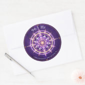 963 Hz Solfeggio Frequentie Sticker (Envelop)