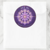963 Hz Solfeggio Frequentie Sticker (Tas)