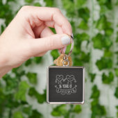964e Jubileum Gift Chalk Hearts Sleutelhanger (Hand)