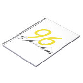 96 & Fabulous Notitieboek (Linkerzijde)