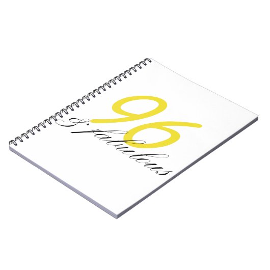 96 & Fabulous Notitieboek (Linkerzijde)