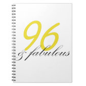 96 & Fabulous Notitieboek (Voorkant)