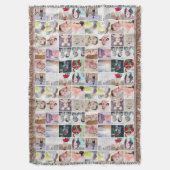 96 Fotocollage gepersonaliseerd door u Deken (Voorkant Verticaal)