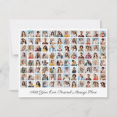 96 Fotocollage Voeg je eigen groet toe Feestdagenkaart (Voorkant)