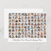 96 Fotocollage Voeg je eigen groet toe Feestdagenkaart (Voorkant / Achterkant)