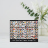 96 Fotocollage Voeg je eigen groet toe Feestdagenkaart (Staand voorkant)