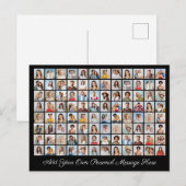 96 Fotocollage Voeg je eigen groet toe Feestdagenkaart (Voorkant / Achterkant)