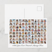 96 Fotocollage Voeg je eigen groet toe Feestdagenkaart (Voorkant / Achterkant)