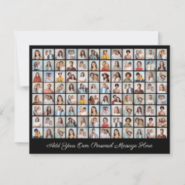 96 Fotocollage Voeg uw eigen groet toe Feestdagenkaart