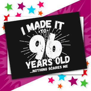 96 Jaar Oude Sarcastische Meme Leuk 96ste Verjaard Briefkaart