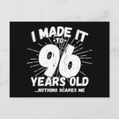 96-jarige sarcastische meme grappige 96e verjaarda briefkaart (Voorkant)