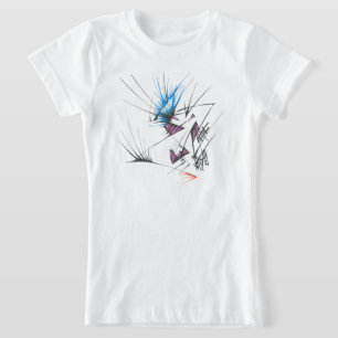 96 Kleurrijke Abstracte Tribale Tatoeagekunst T-shirt