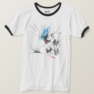 96 Kleurrijke Abstracte Tribale Tatoeagekunst T-shirt