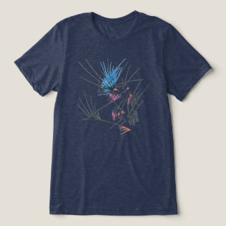 96 Kleurrijke Abstracte Tribale Tattoo Kunst Tri-Blend Shirt