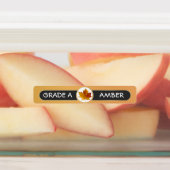 96 Maple Syrup GRADE A AMBER tamper-evident labels (Aangebracht)