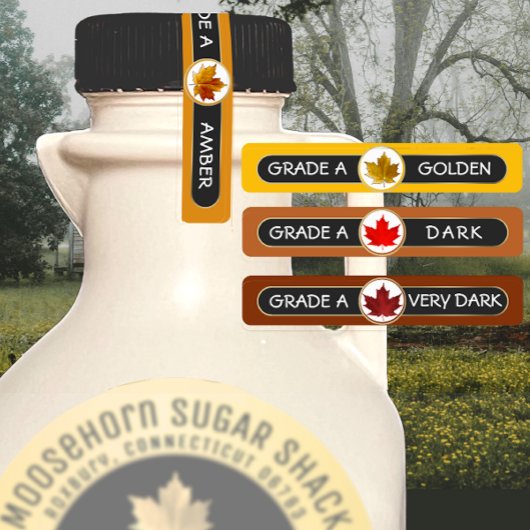 96 Maple Syrup Grade A Beveiliging Tamper Proof Li Labels