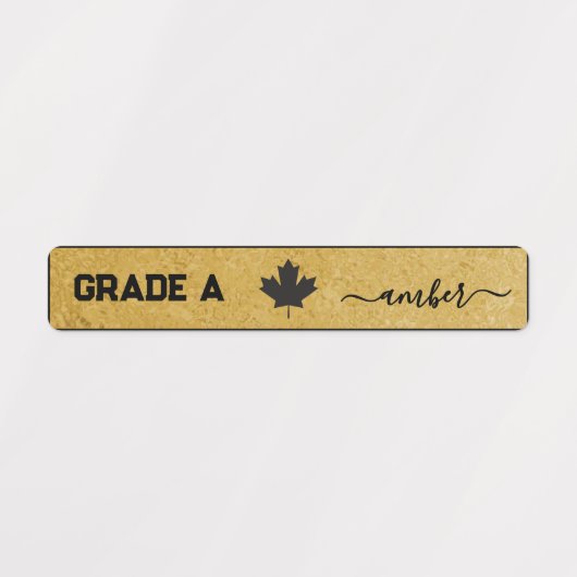 96 Maple Syrup GRADE en Kleur Lid Seal Labels (Design 1)