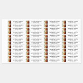 96 Sticker labelt Uw foto, naam en telefoon (Vel)