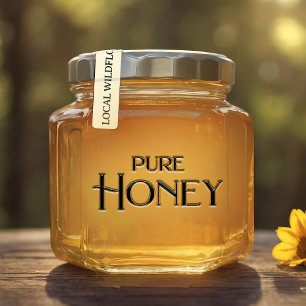 96 Tamper-evident Seal Honey Jar Lid Beveiliging Labels