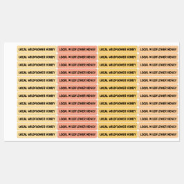 96 verzegelde honingpot deksel veiligheid labels