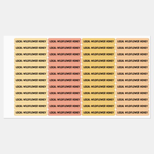96 verzegelde honingpot deksel veiligheid labels (Vel)