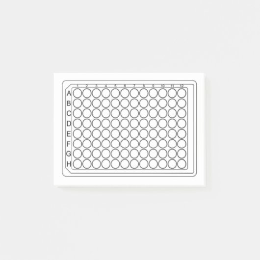 96-wells bord lay-out post-it® notes (Voorkant)