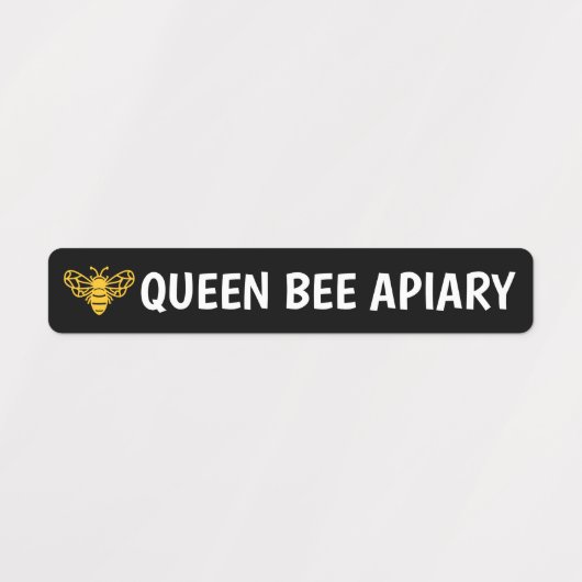 96 Zwart Tamper-proof Seal Honey Jar Beveiligingsd Labels (Design 2)