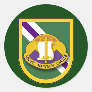 96e Burgerlijke Aangelegenheden Bn - Luchtvaartsti Ronde Sticker