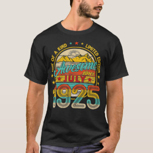 96e geboortedag, juli 1925 Mannen, vrouwen 96 jaar T-shirt