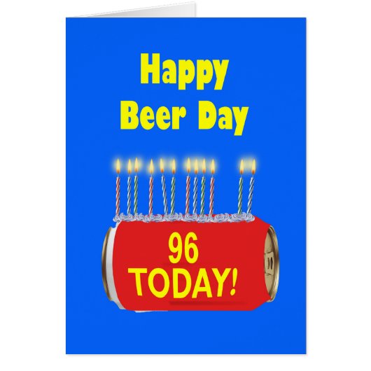 96e Happy Beer Day Verjaardag (Voorkant)