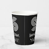 96e verjaardag — Art Deco Geïnspireerde look "96"  Papieren Bekers (Rechts)