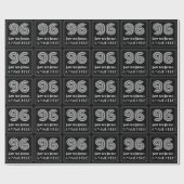 96e verjaardag: Art Deco geïnspireerde look "96" w Cadeaupapier (Vlak)