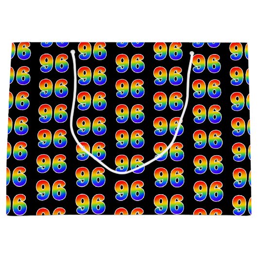 96e verjaardag: Fun Rainbow Event Nummer 96 Patroo Groot Cadeauzakje (Voorkant)