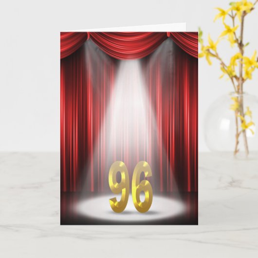 96e verjaardag in de schijnwerpers kaart (Gele Bloem)