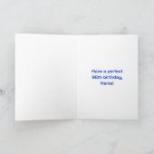 96e verjaardag: Leuke regenboog #, Aangepaste naam Kaart (Binnen)