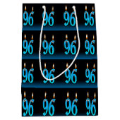 96e verjaardag met oogbolkaarsen medium cadeauzakje (Voorkant)